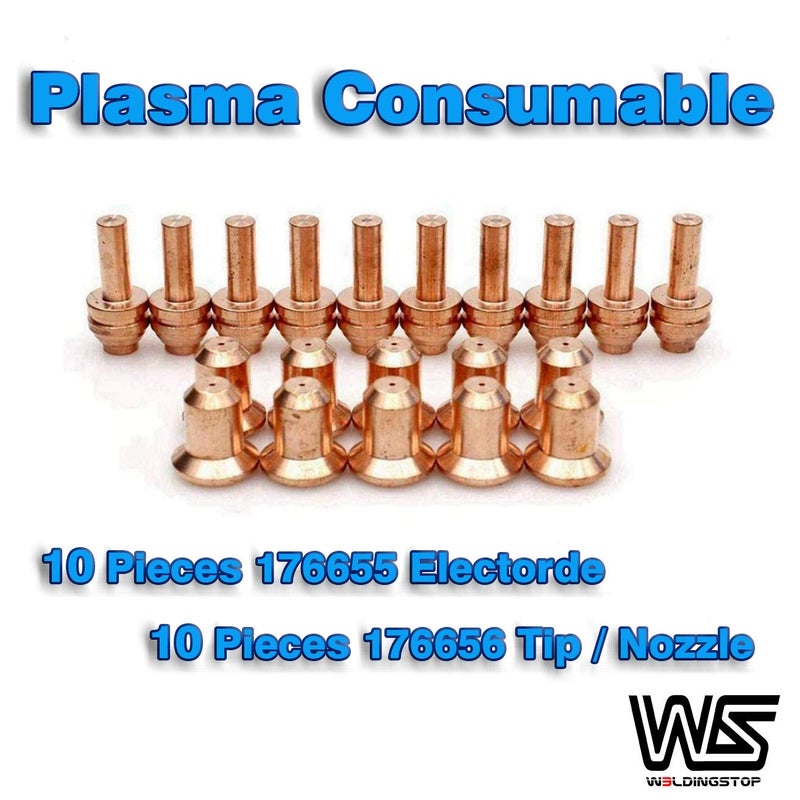 WeldingStop 176655 176656 Kit for Miller Spectrum 375 X-treme Plasma Cutter ICE-25C ICE-27C Torch WS OEMed consumables (NOT Spectrum 375 X-treme Cutter with XT30 torch) - Image 5